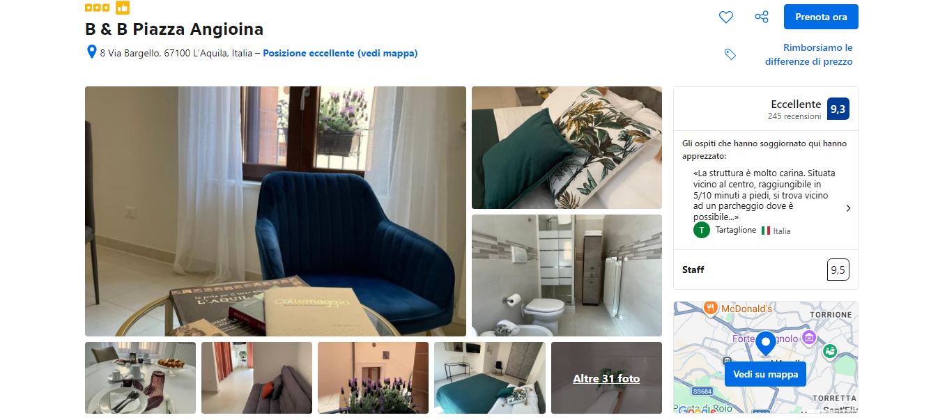 B & B Piazza Angioina